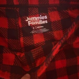 Jammies For Your Families Red and Black Plaid Pajama Top